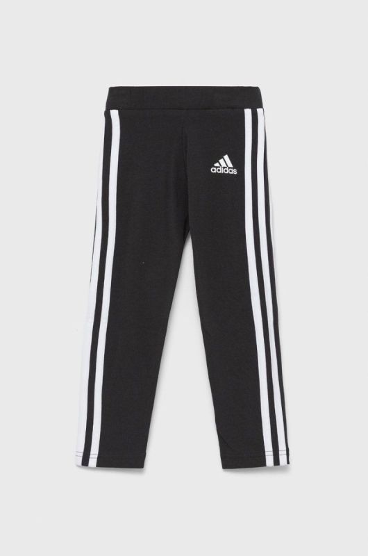 Дитячі легінси adidas Performance H65800 колір чорний з аплікацією