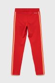 Дитячі легінси adidas Performance HE2016 колір червоний з аплікацією