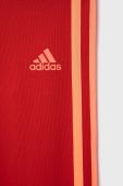 Дитячі легінси adidas Performance HE2016 колір червоний з аплікацією