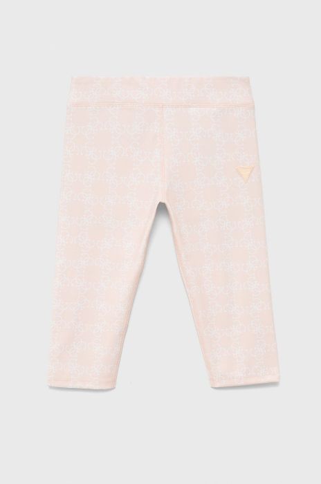 Дитячі легінси Guess колір рожевий візерунок (2063067)
