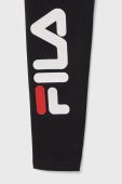 Дитячі легінси Fila колір чорний однотонні (2072859)