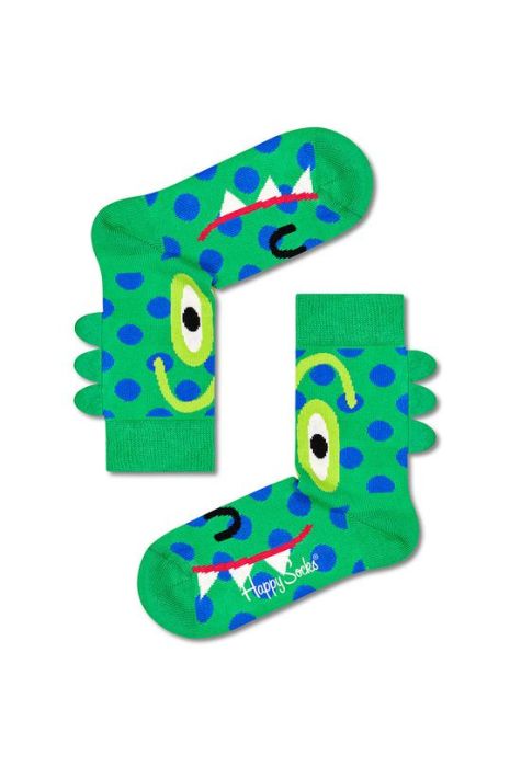Дитячі шкарпетки Happy Socks колір зелений Дитячі шкарпетки Happy Socks колір зелений