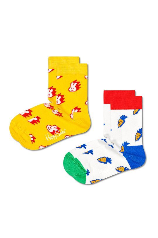 Дитячі шкарпетки Happy Socks (2-pack) колір барвистий (2085438)