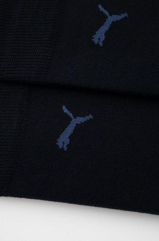 Шкарпетки Puma (2-pack) 907128 чоловічі колір синій фото 2