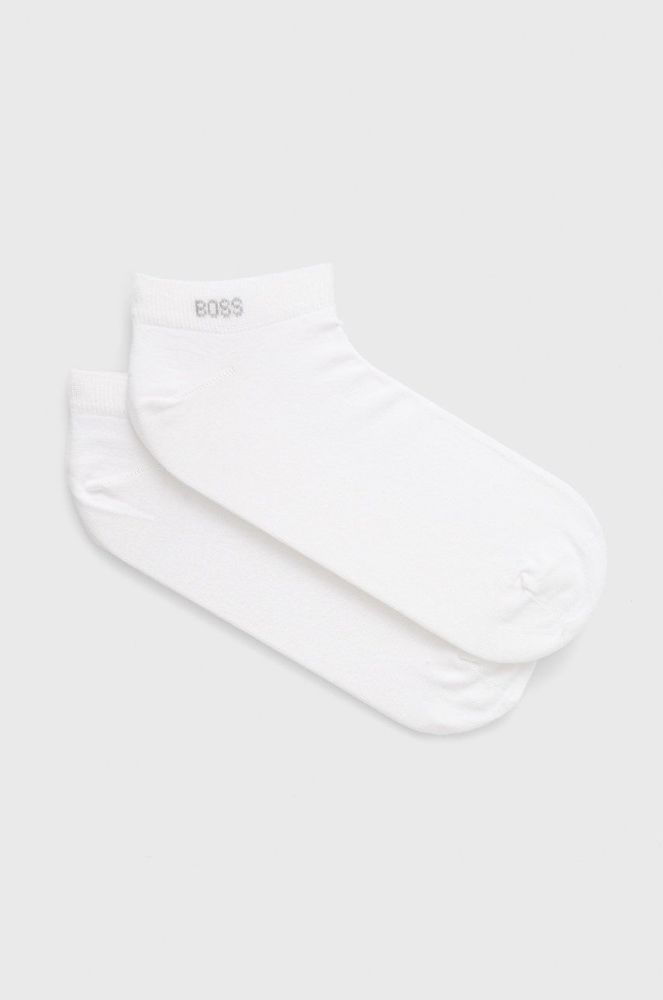 Шкарпетки BOSS (2-pack) чоловічі колір білий (2241588)