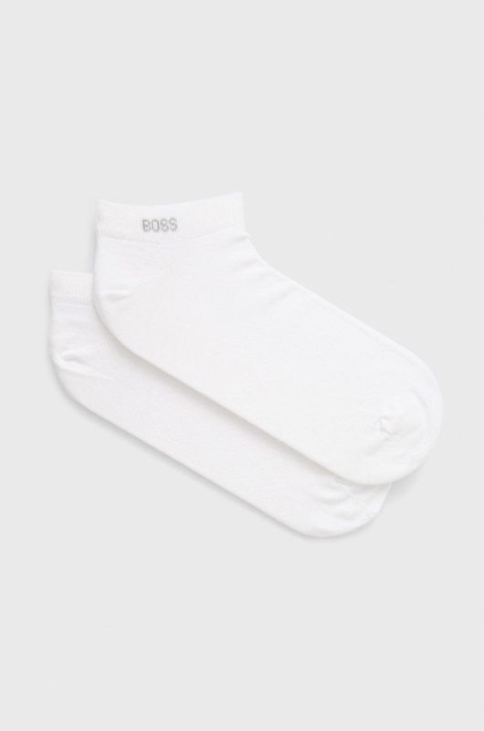 Шкарпетки BOSS (2-pack) чоловічі колір білий (2241588)