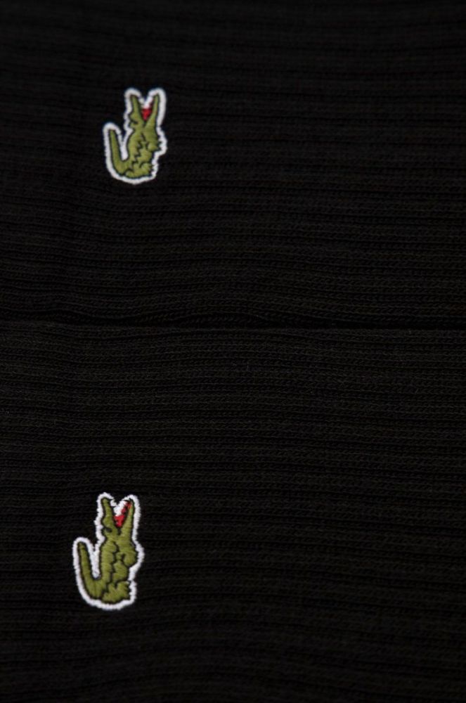 Шкарпетки Lacoste чоловічі колір чорний RA4182-8VM фото 2