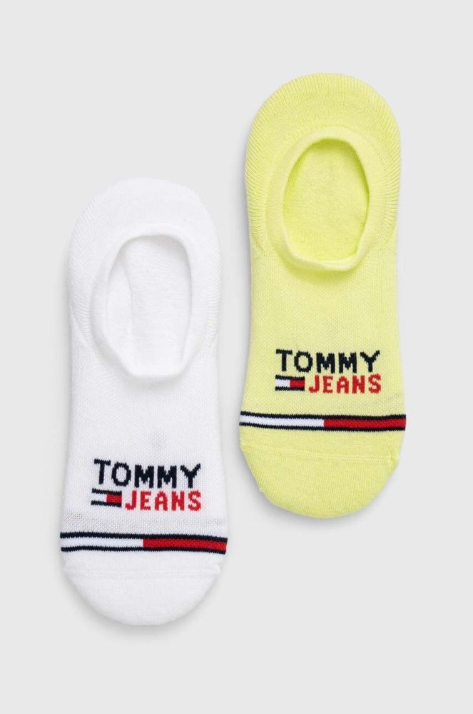 Шкарпетки Tommy Jeans 2-pack колір бежевий (2999193)