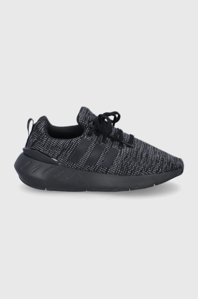 adidas Originals - Дитячі черевики Swift Run 22 GW8166 колір чорний