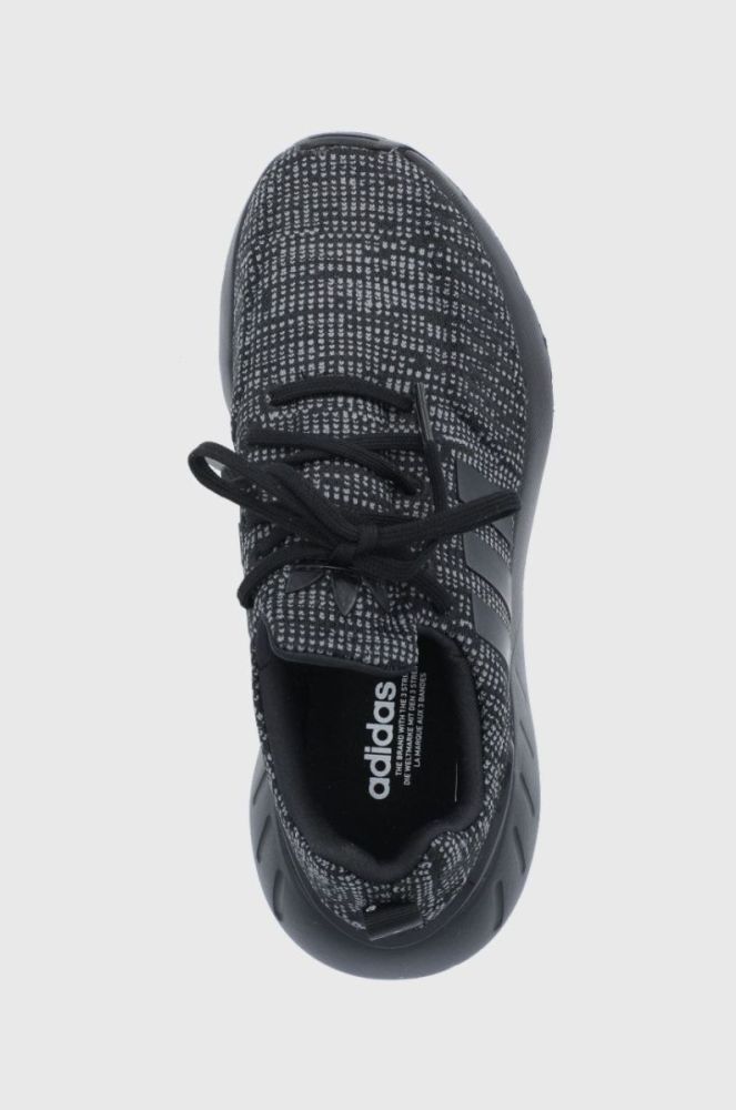 adidas Originals - Дитячі черевики Swift Run 22 GW8166 колір чорний фото 4
