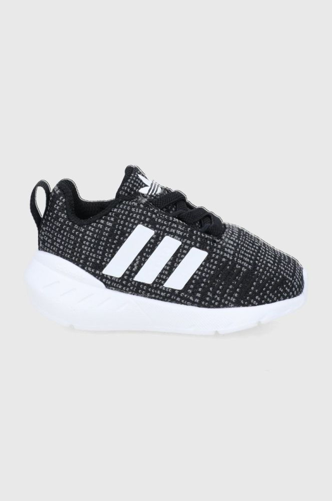 Дитячі черевики adidas Originals Swift Run 22 GW8184 колір чорний