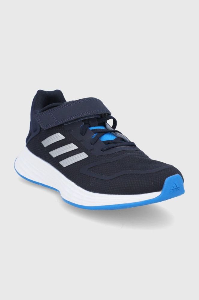 Дитячі черевики adidas Duramo 10 El K GZ0648 колір чорний фото 2