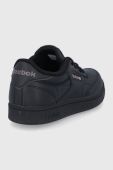Дитячі шкіряні кросівки Reebok Classic BS6165.B колір чорний