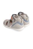 Дитячі шкіряні сандалі Biomecanics колір сірий (2292201)
