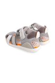 Дитячі шкіряні сандалі Biomecanics колір сірий (2229803)