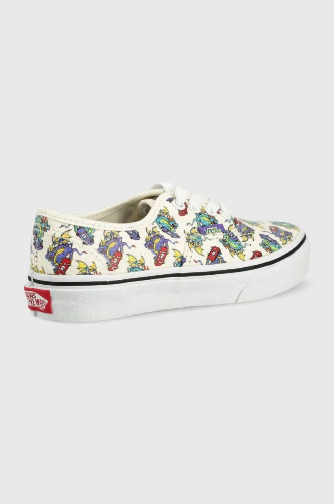 Дитячі кеди Vans колір бежевий фото 2