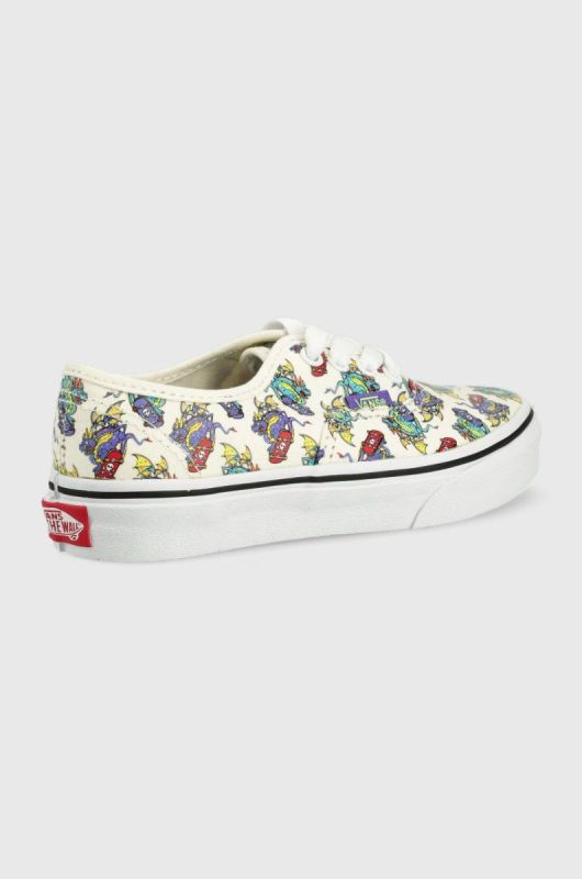 Дитячі кеди Vans колір бежевий фото 2