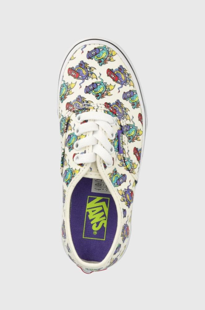 Дитячі кеди Vans колір бежевий фото 4