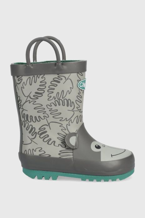 Дитячі гумові чоботи Chipmunks колір сірий