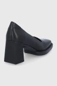 Шкіряні туфлі Vagabond Shoemakers Edwina колір чорний каблук блок