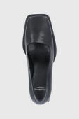Шкіряні туфлі Vagabond Shoemakers Edwina колір чорний каблук блок