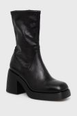 Черевики Vagabond Shoemakers Brooke жіночі колір чорний каблук блок