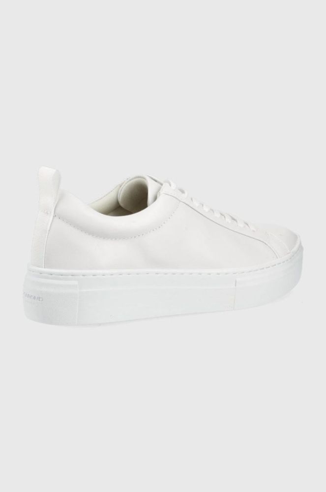 Шкіряні кросівки Vagabond Shoemakers Zoe Platform колір білий фото 2