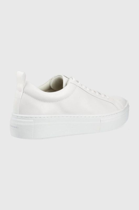 Шкіряні кросівки Vagabond Shoemakers Zoe Platform колір білий фото 2