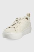 Замшеві кросівки Vagabond Shoemakers Zoe Platform колір бежевий