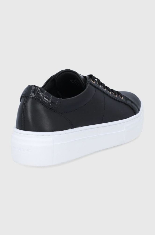 Шкіряні черевики Vagabond Shoemakers Zoe Platform колір чорний фото 3