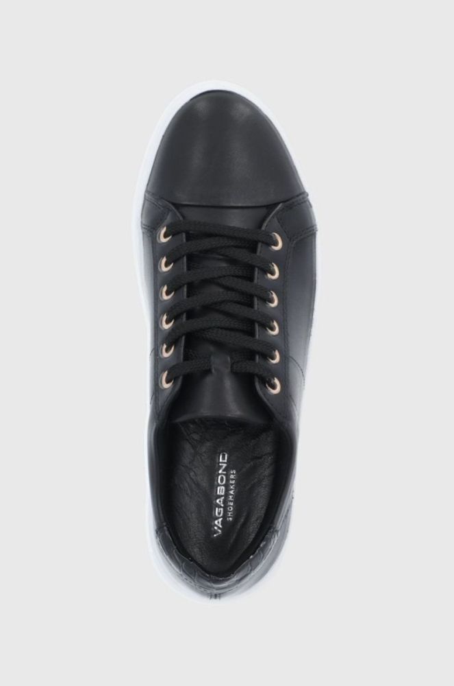 Шкіряні черевики Vagabond Shoemakers Zoe Platform колір чорний фото 4
