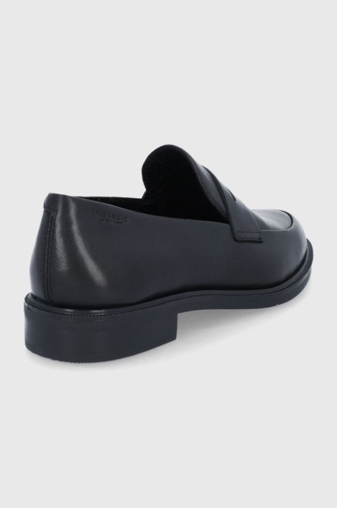 Шкіряні мокасини Vagabond Shoemakers Frances жіночі колір чорний на плоскому ходу фото 3