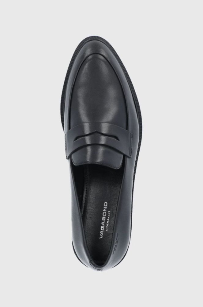 Шкіряні мокасини Vagabond Shoemakers Frances жіночі колір чорний на плоскому ходу фото 4