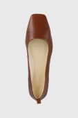 Шкіряні балетки Vagabond Shoemakers Delia колір коричневий Шкіряні балетки Vagabond Shoemakers Delia колір коричневий