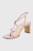 Шкіряні сандалі Vagabond Shoemakers Luisa колір рожевий