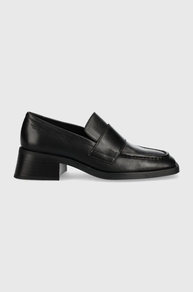 Шкіряні туфлі Vagabond Shoemakers Blanca жіночі колір чорний каблук блок (2297077)