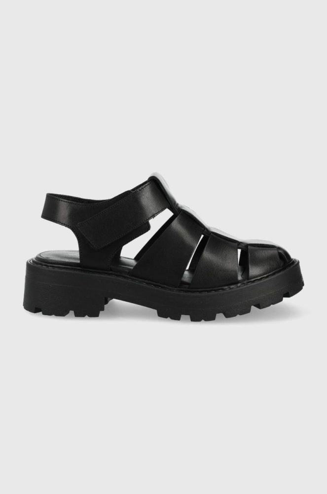 Шкіряні сандалі Vagabond Shoemakers Cosmo 2.0 жіночі колір чорний