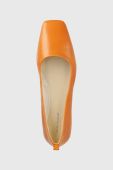 Шкіряні балетки Vagabond Shoemakers Delia колір помаранчевий