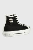 Кеди Karl Lagerfeld Kampus Max жіночі колір чорний (2297099)