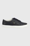 Шкіряні черевики Lauren Ralph Lauren Janson II колір синій 802849533001 Шкіряні черевики Lauren Ralph Lauren Janson II колір синій 802849533001