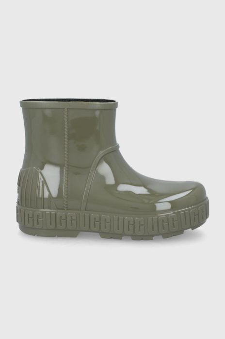 Гумові чоботи UGG жіночі колір зелений 1125731.BTOL-BTOL