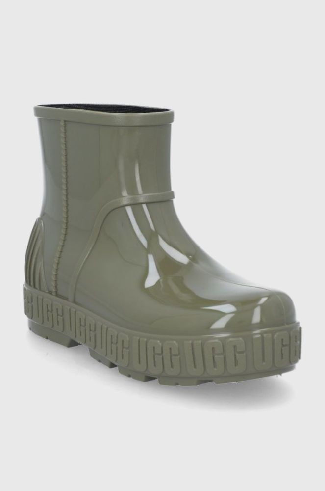 Гумові чоботи UGG жіночі колір зелений 1125731.BTOL-BTOL фото 2