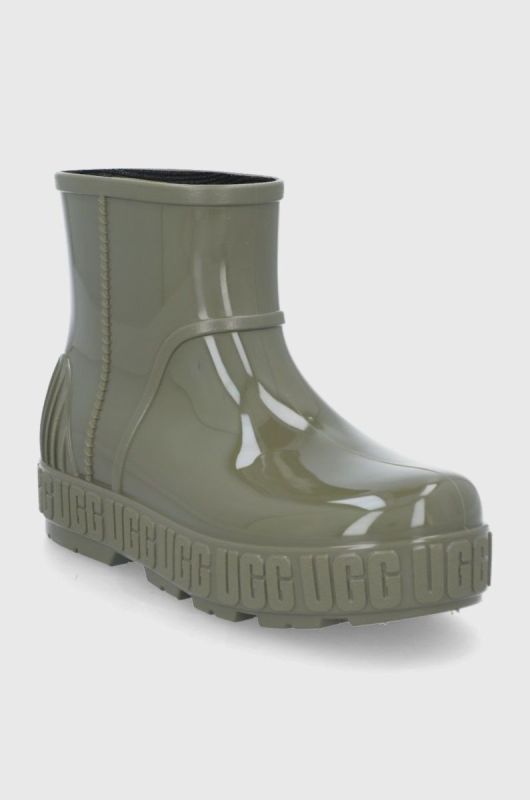 Гумові чоботи UGG жіночі колір зелений 1125731.BTOL-BTOL фото 2