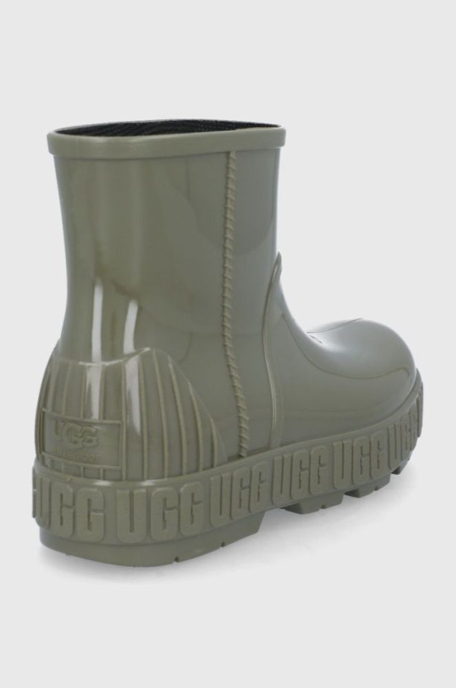 Гумові чоботи UGG жіночі колір зелений 1125731.BTOL-BTOL фото 3