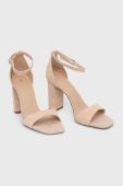 Замшеві сандалі Aldo Enaegyn колір бежевий