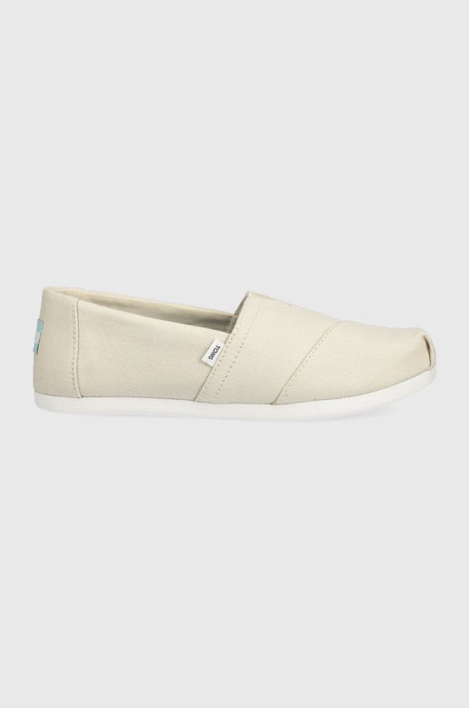 Кеди Toms Alpargata колір бежевий