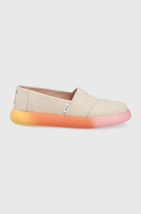 Еспадрилі Toms Alpargata Mallow колір бежевий