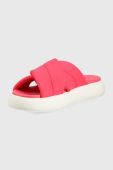 Шльопанці Toms Alpargata Mallow жіночі колір рожевий на платформі