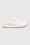 Шкіряні кросівки Reebok Classic GY0956 колір білий GY0956-FWH/PG/RB Шкіряні кросівки Reebok Classic GY0956 колір білий GY0956-FWH/PG/RB
