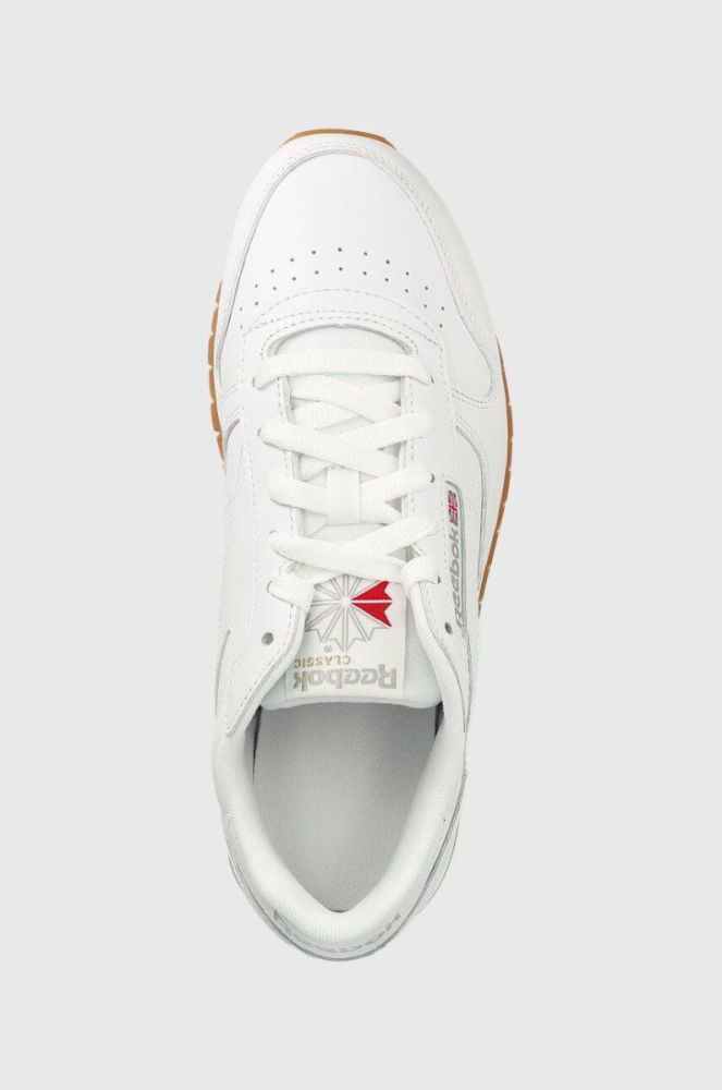 Шкіряні кросівки Reebok Classic GY0956 колір білий GY0956-FWH/PG/RB фото 4